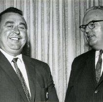 Teddy Garvin and an Unidentified Man